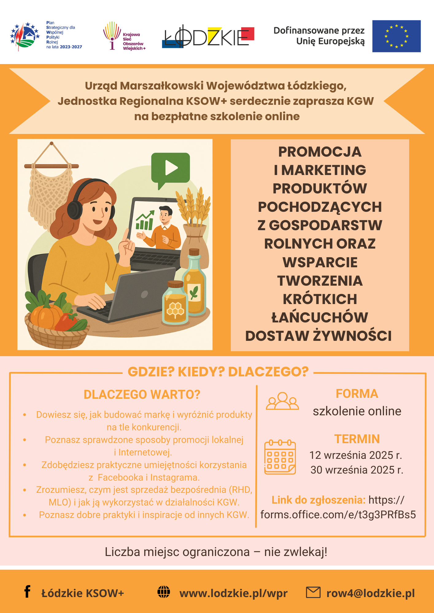 Darmowe szkolenie online dla Kół Gospodyń Wiejskich